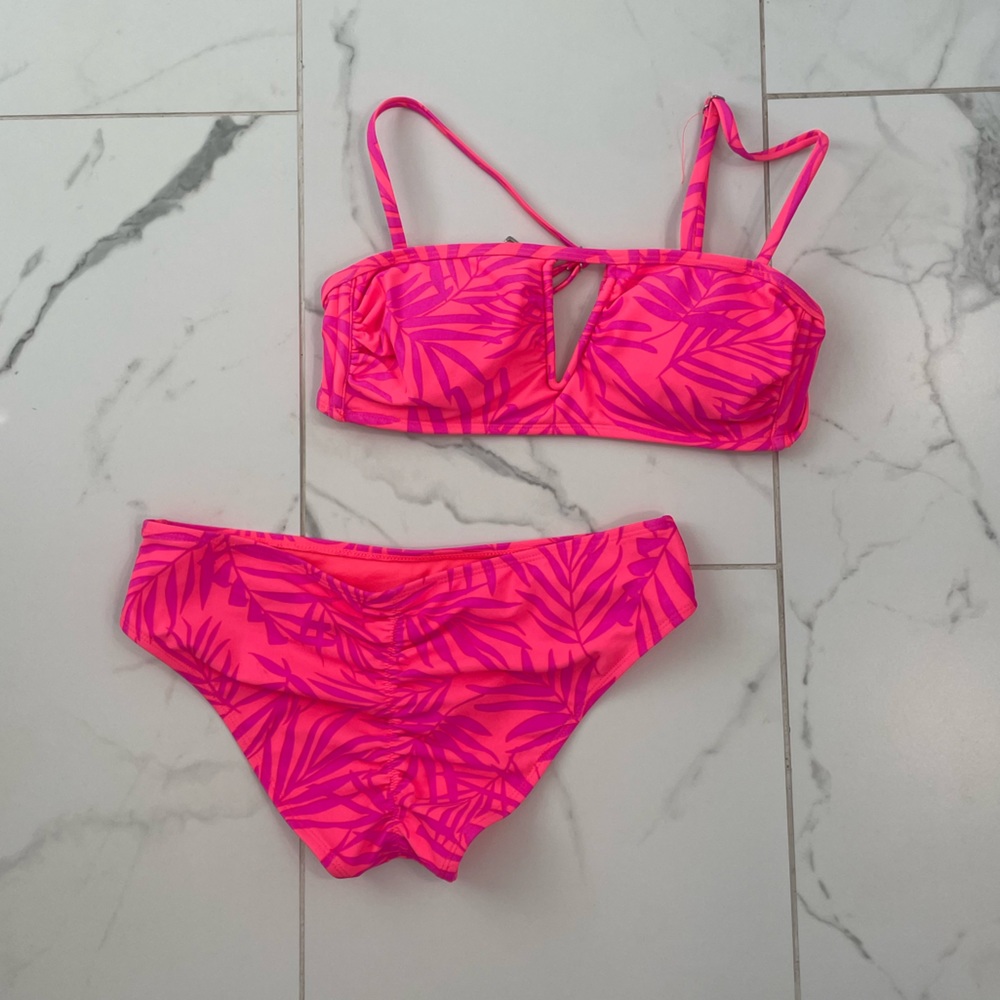 Leaf print Bikini set
